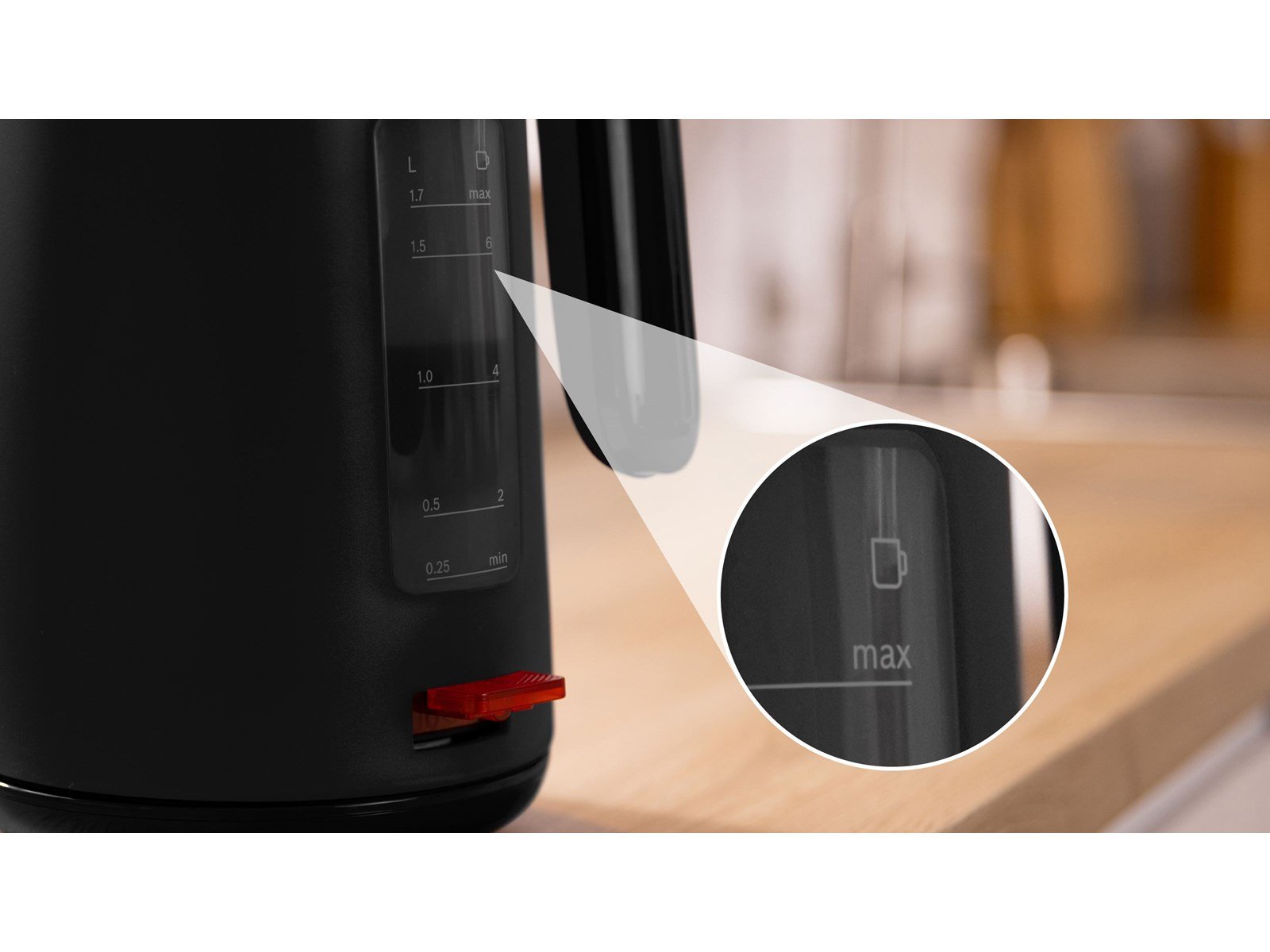 Bosch Wasserkocher My Moment TWK2M163 - Schwarz - 2400 W