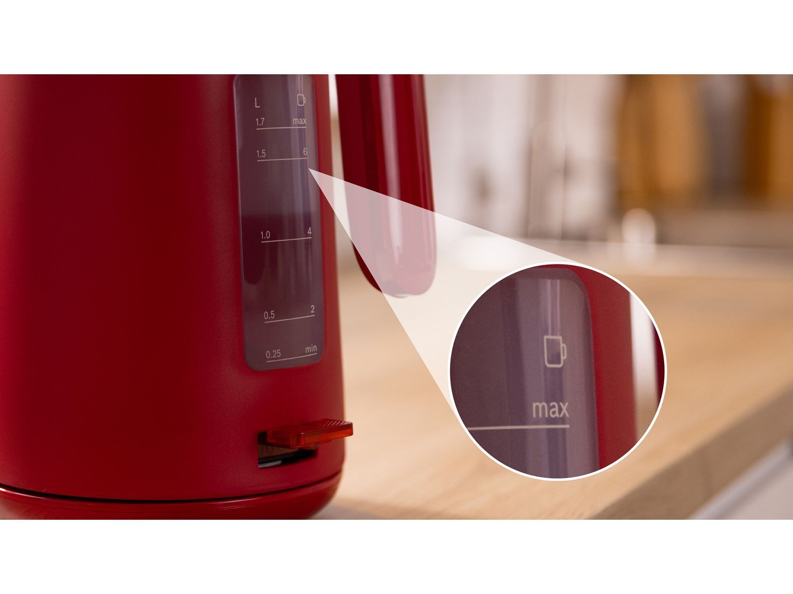 Bosch Wasserkocher My Moment TWK2M164 - Rot - 2400 W