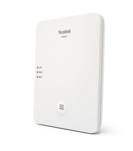Yealink W80B - Basisstation für schnurloses Telefon/VoIP-Telefon mit Rufnummernanzeige