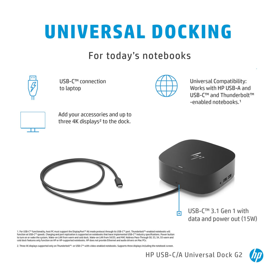 HP Notebook Dockingstation USB-C G5