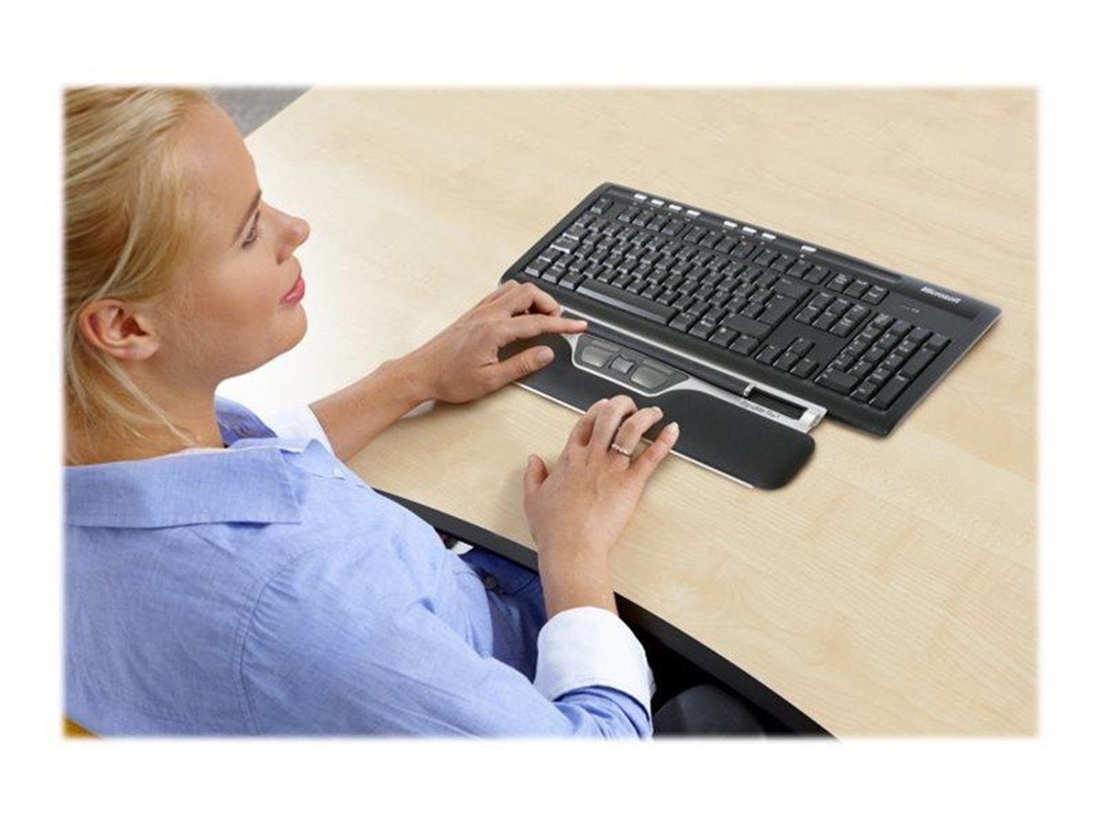 Bakker Elkhuizen ErgoSlider Plus - central pointing device - universal - USB - black dark grey yellow - Zentrales Zeigegerät (Gr