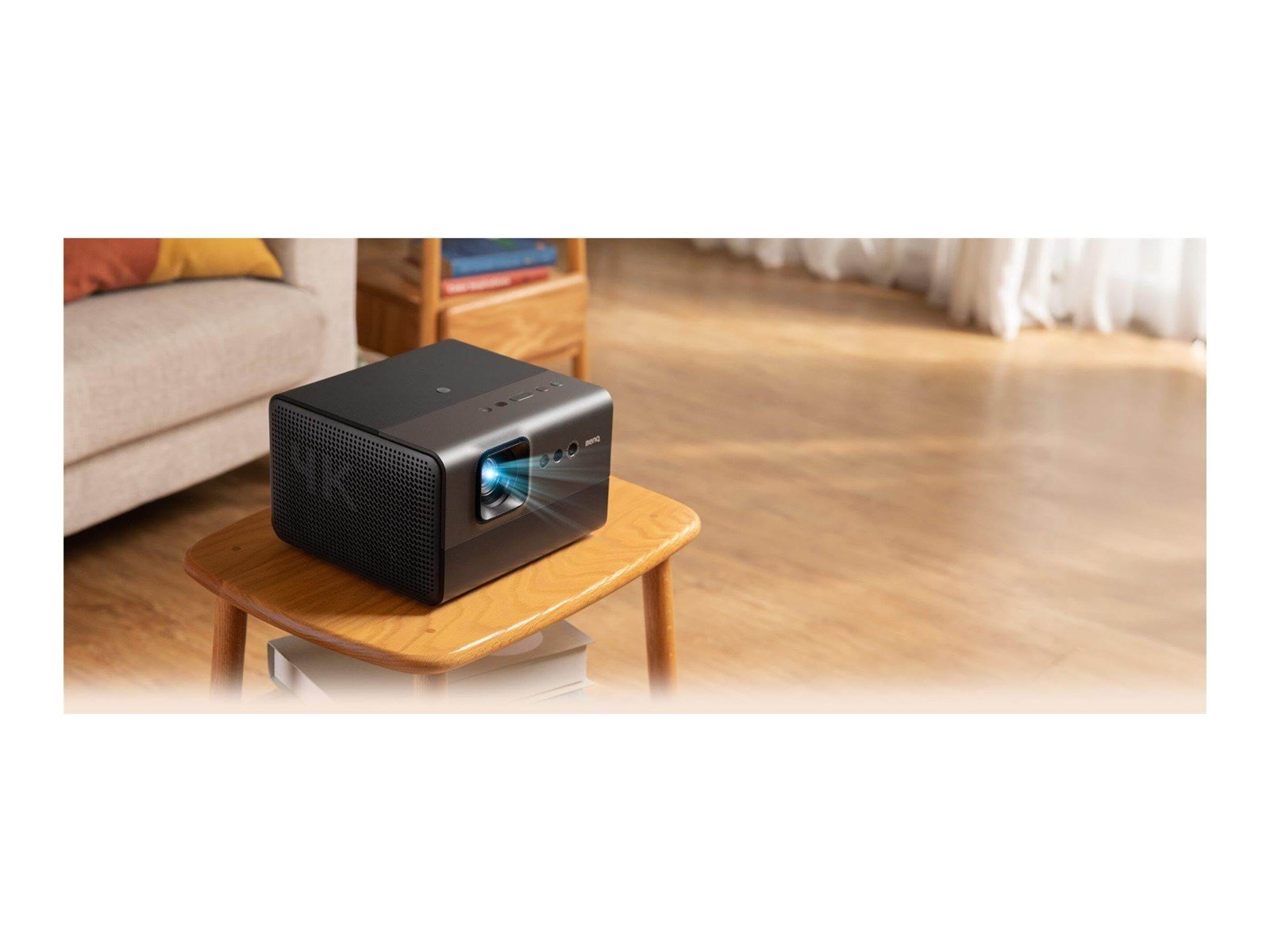 BenQ Projektoren GP520 - DLP projector - portable - 3D - IEEE 802.11ax wireless / AirPlay / Chromecast - 3840 x 2160 - 2600 ANSI