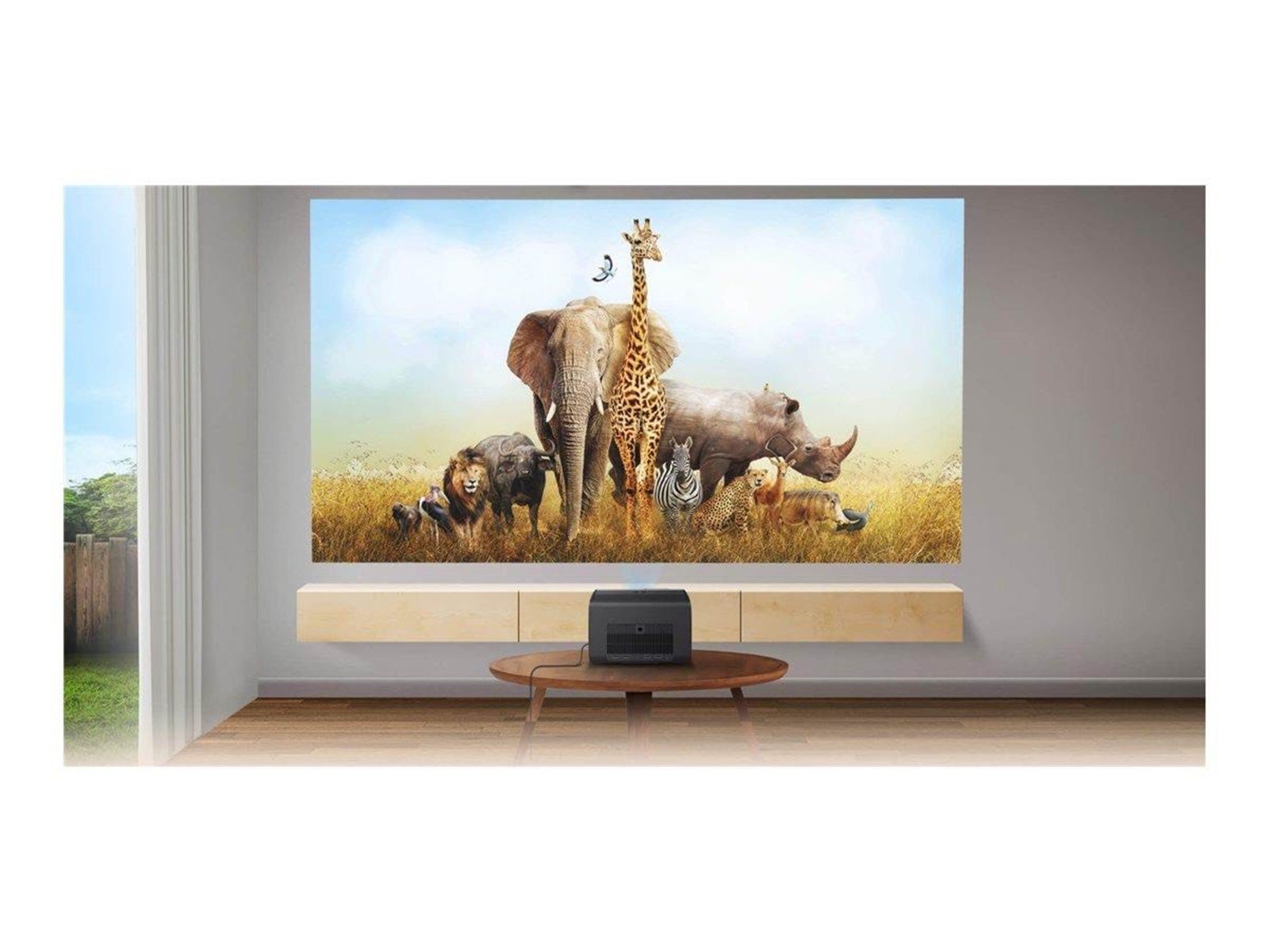 BenQ Projektoren GP520 - DLP projector - portable - 3D - IEEE 802.11ax wireless / AirPlay / Chromecast - 3840 x 2160 - 2600 ANSI