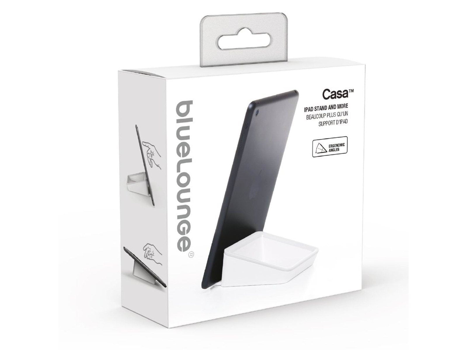 Bluelounge Design Bluelounge Casa - Elegant set for ALL tablets with space for small items - Black