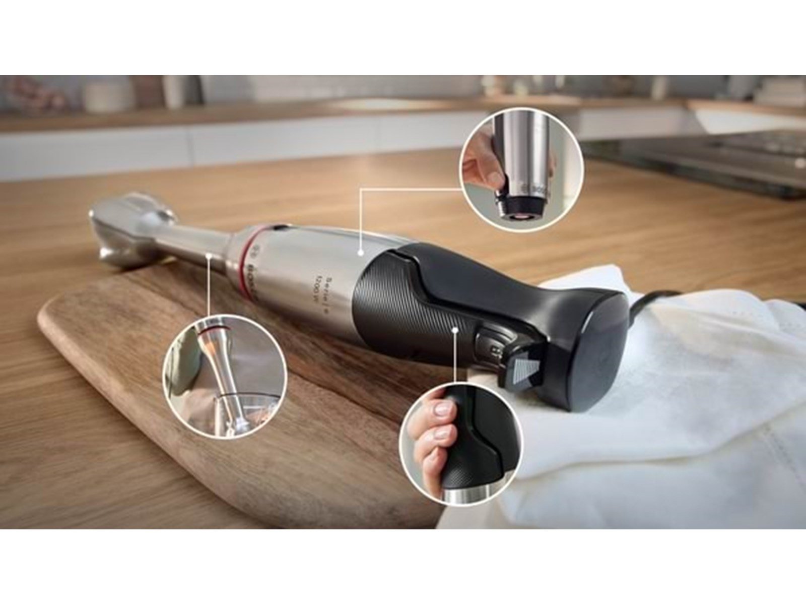 Bosch Stabmixer Serie | 6 ErgoMaster MSM6M8X1 - 1200 W