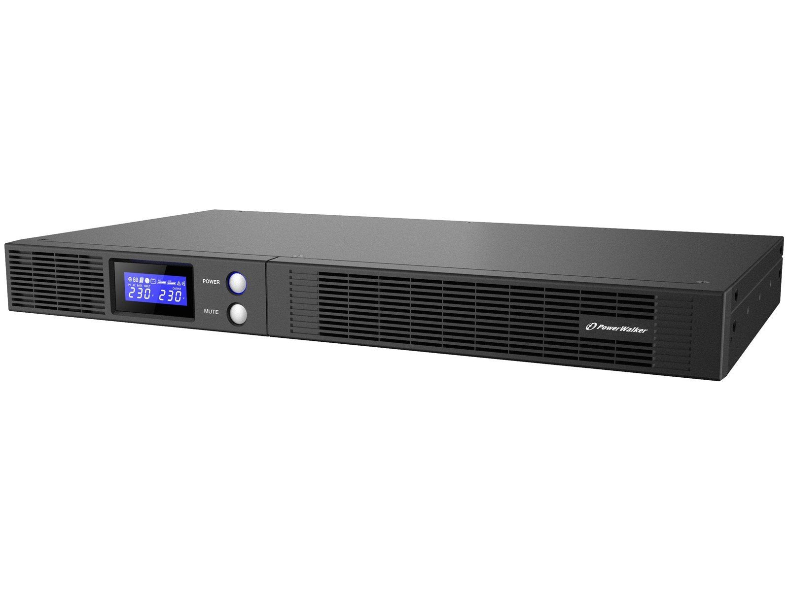 BlueWalker 10120702 - PowerWalker VI R1U - 750VA/450W - Line Interactive UPS