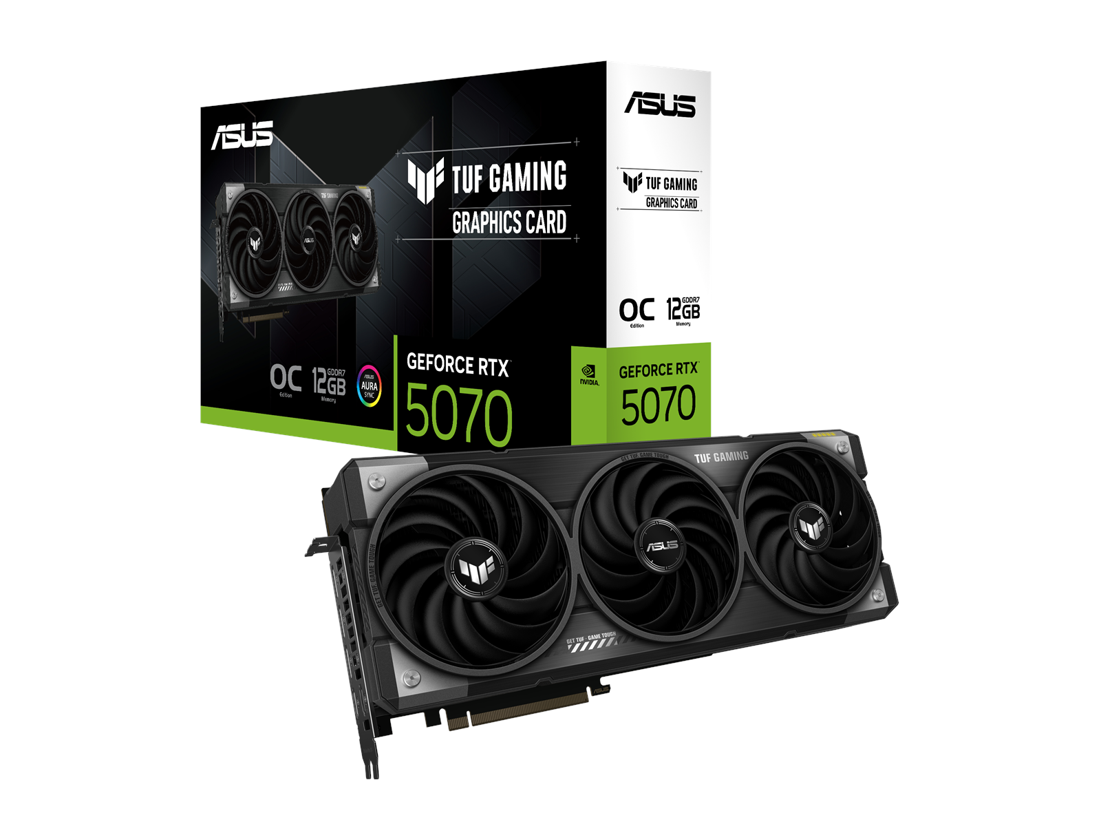 ASUS GeForce RTX 5070 TUF OC - 12GB GDDR7 RAM - Grafikkarte