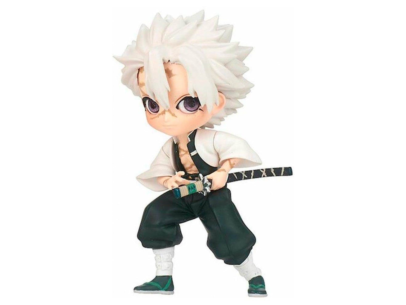Banpresto - Demon Slayer: Kimetsu No Yaiba - Q Posket Petit Vol.5 (B:Sanemi Shinazugawa) Figure 7 cm - Figur