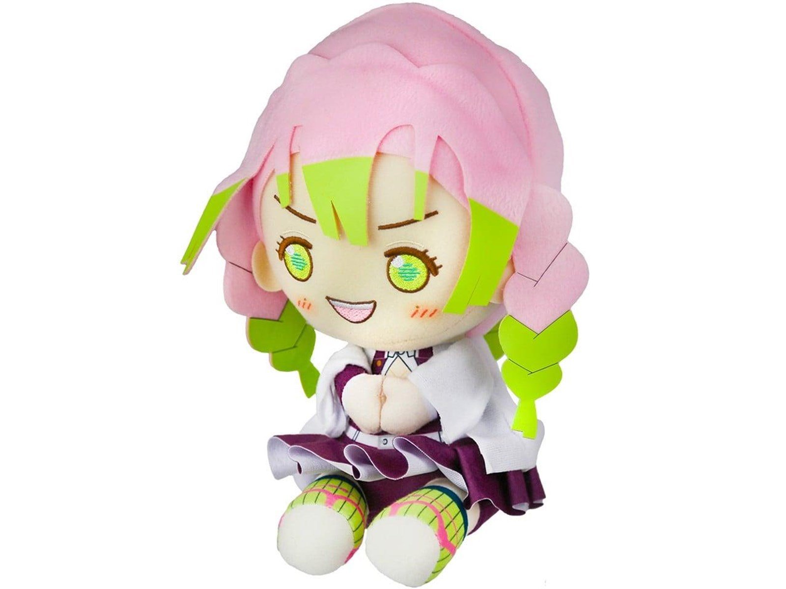 Banpresto - Demon Slayer: Kimetsu no Yaiba - Mitsuri Kanroji/Muichiro Tokito-(A:Mitsuri Kanroji) Big Plush 23 cm - Teddybär & Ku