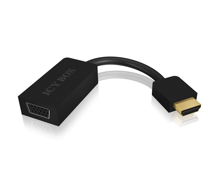 HDMI Adapter IcyBox HDMI Typ A -> VGA St/Bu IB-AC502 (b)