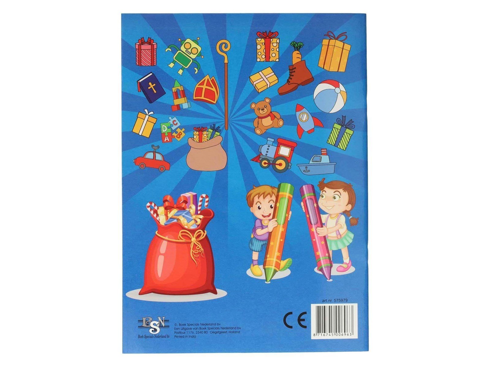 Boek Specials Nederland BV - Sinterklaas Sticker and Coloring Book