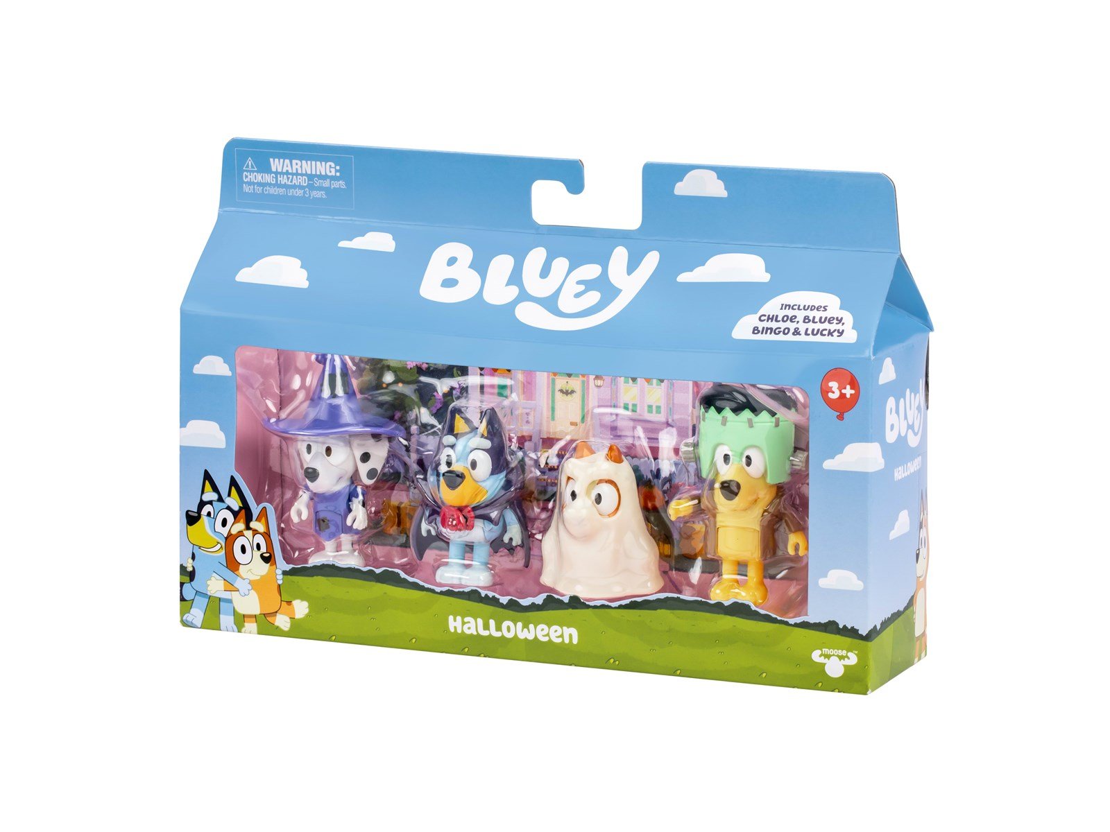 Bluey Halloween Figure 4pk.