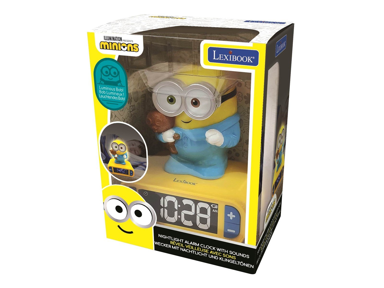Despicable Me Alarm Clock with Night light and sounds