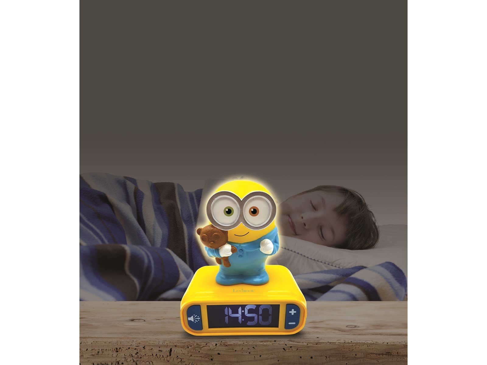 Despicable Me Alarm Clock with Night light and sounds
