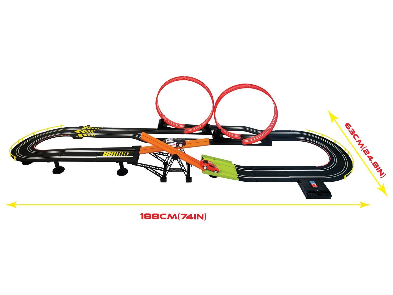 Artin Evolution Car Racing Set Road Star Challenge 6.5M Track