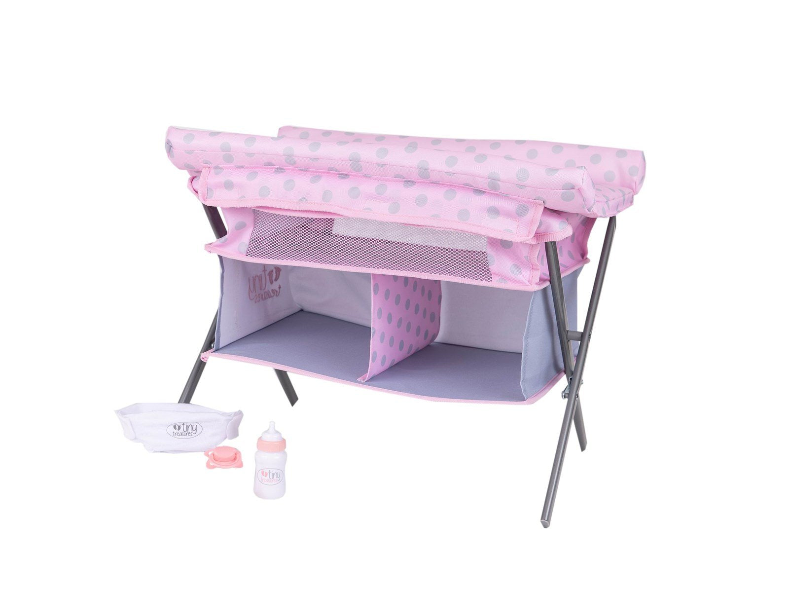 Tiny Treasures Folding Changing Table Cot