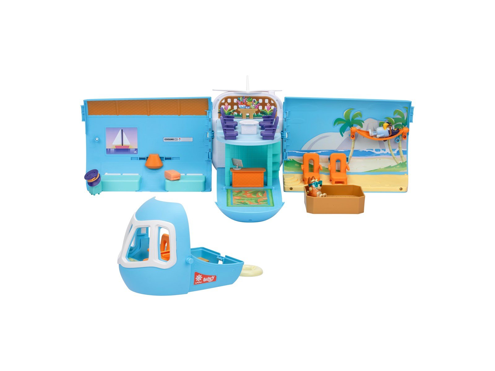 Bluey Escape Convertible Flight Playset 3-in-1