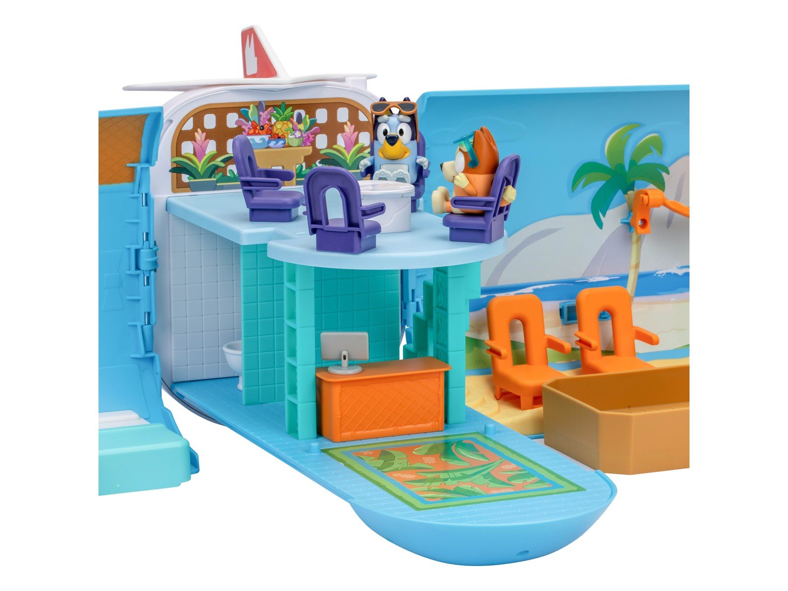 Bluey Escape Convertible Flight Playset 3-in-1