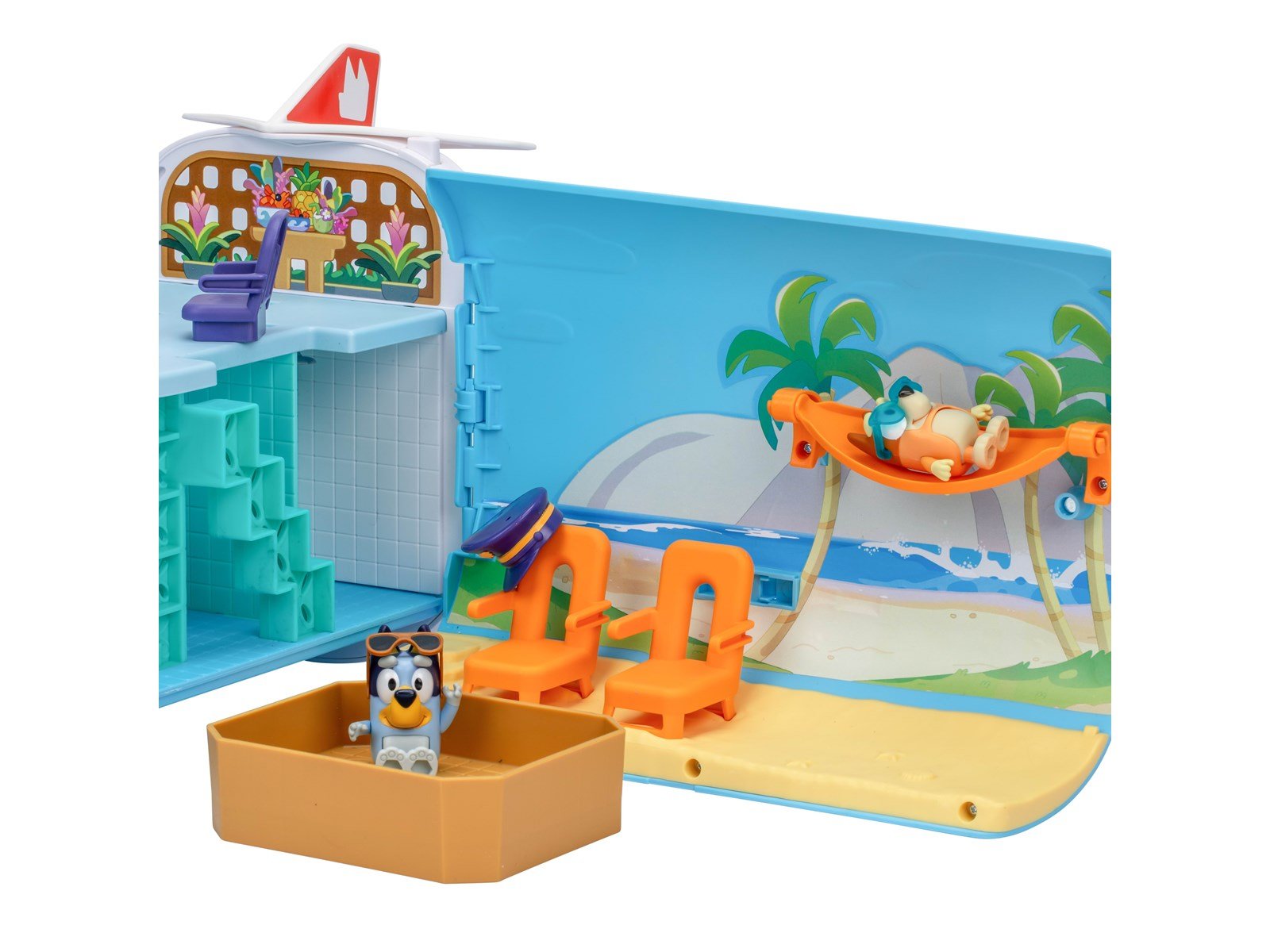 Bluey Escape Convertible Flight Playset 3-in-1