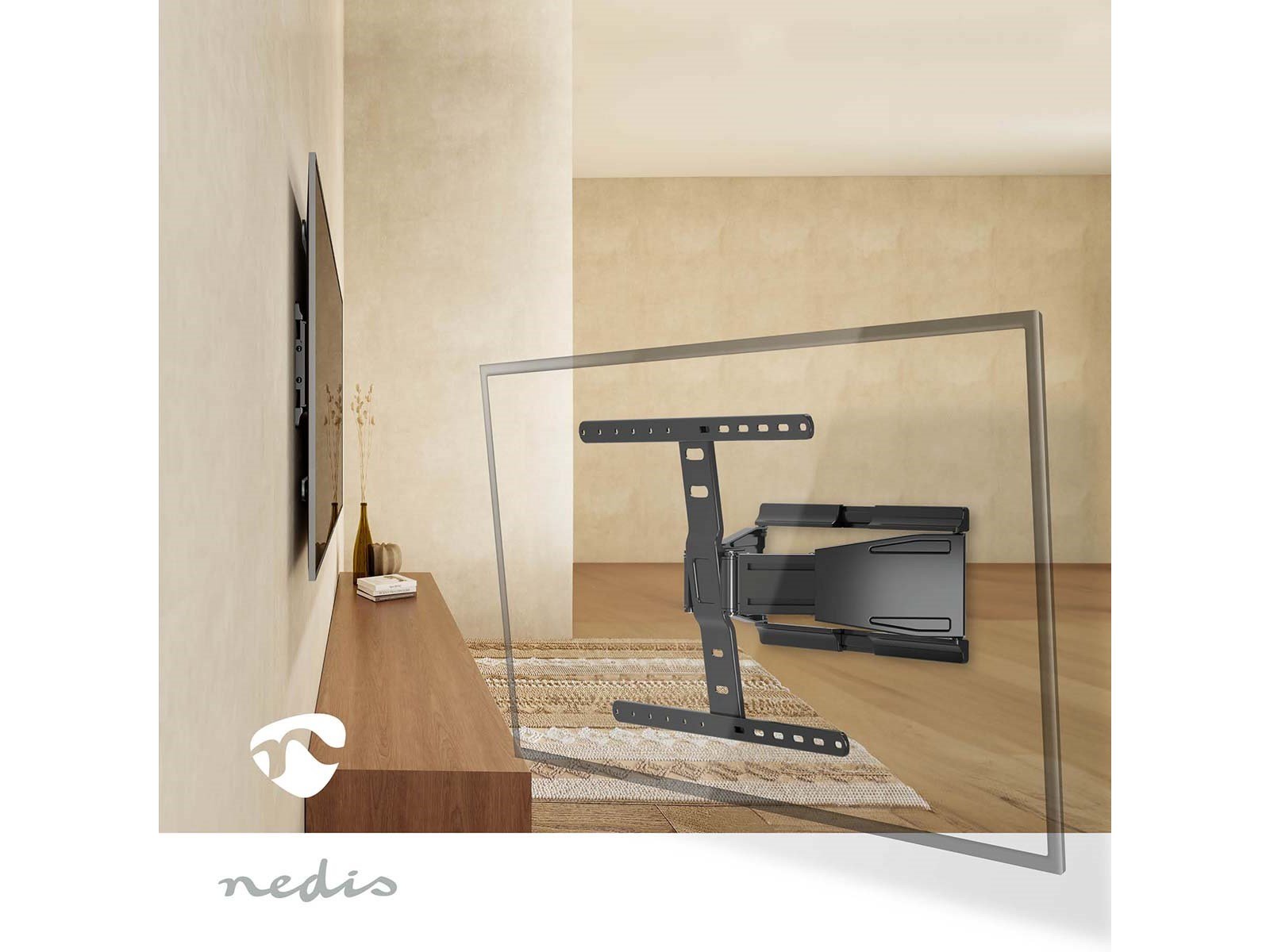 Nedis Fuld Motion TV wallmount | 43 - 90 