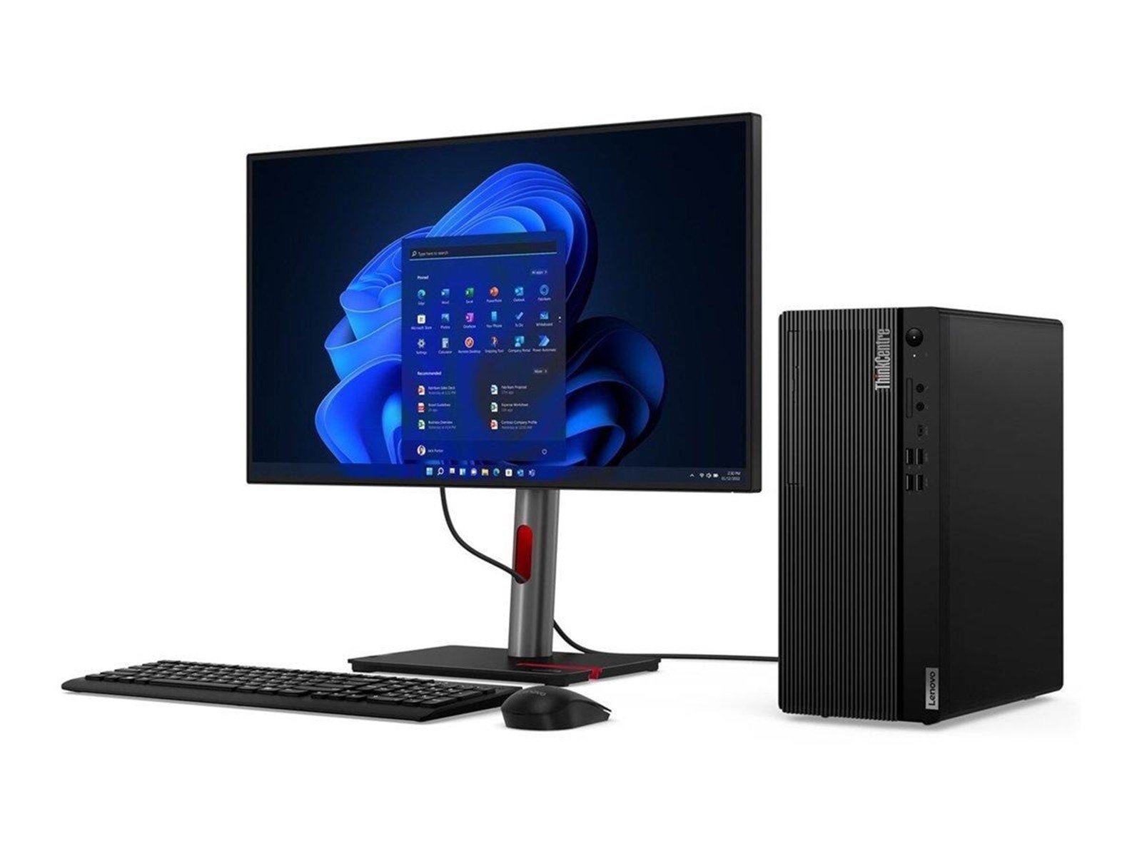Lenovo ThinkCentre M70t Gen 5 - tower Core i7 13700 2.1 GHz - vPro Enterprise - 16 GB - SSD 512 GB - German