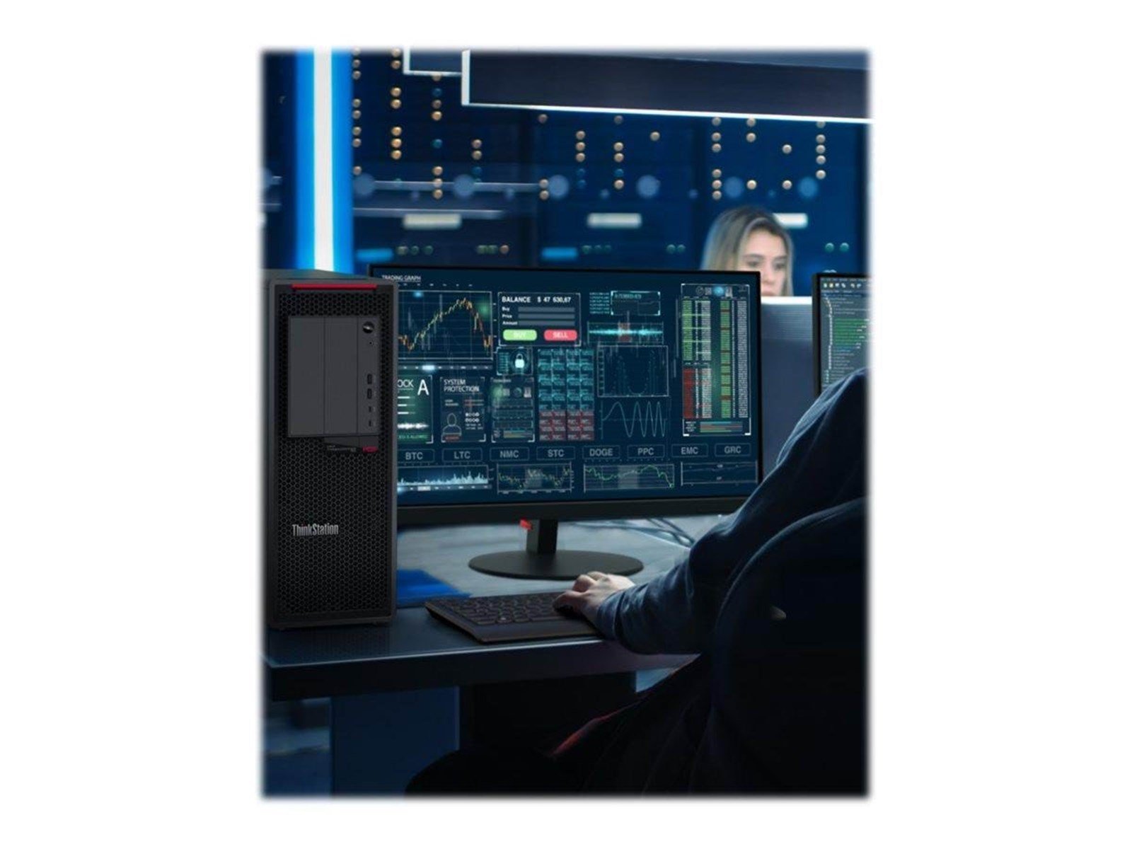 Lenovo ThinkStation P620 - tower Ryzen ThreadRipper PRO 5955WX 4 GHz - AMD PRO - 128 GB - SSD 1 TB - German