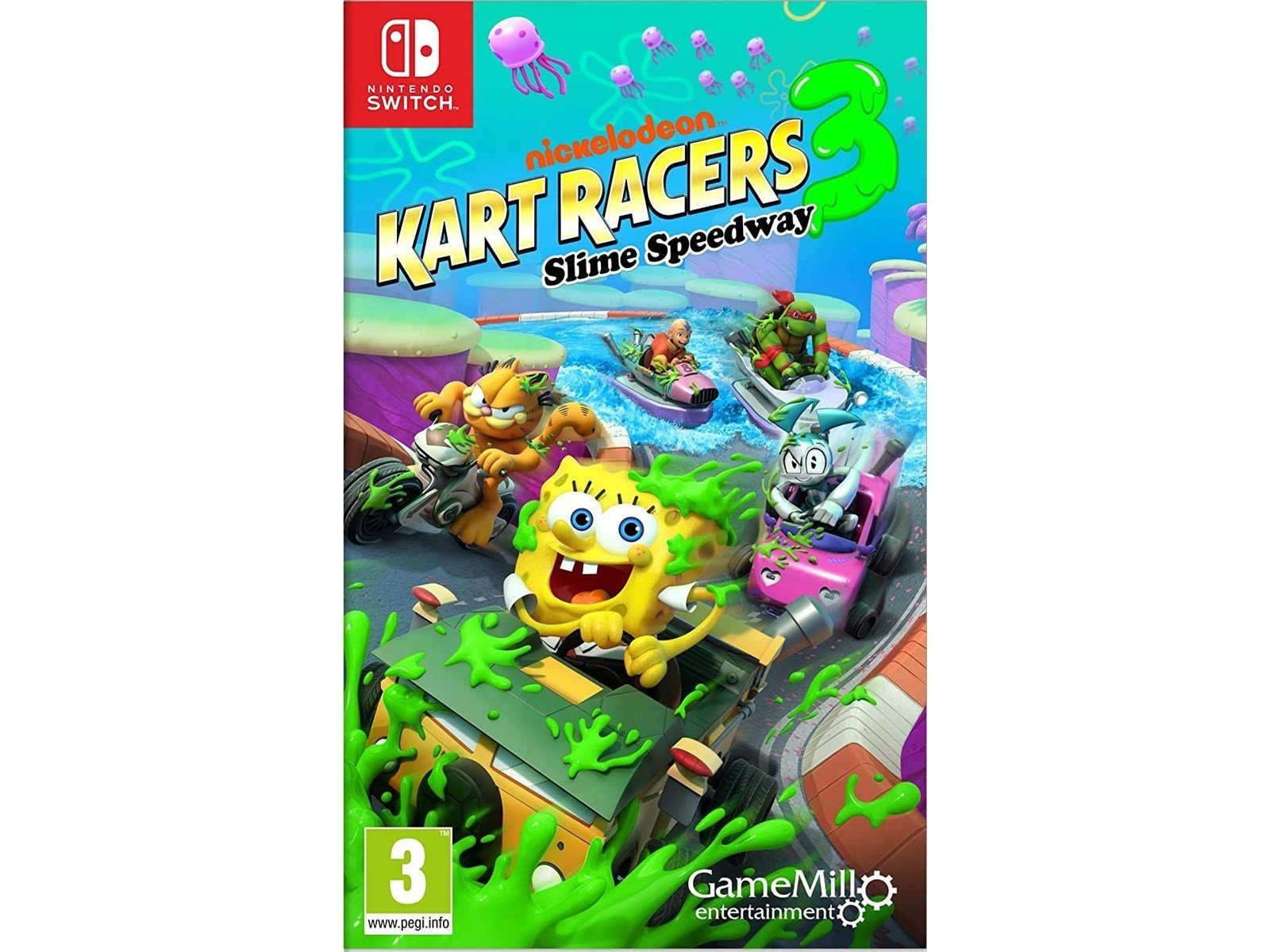 Nickelodeon Kart Racers 3: Slime Speedway (Code in a Box) - Nintendo Switch - Rennspiel - PEGI 3