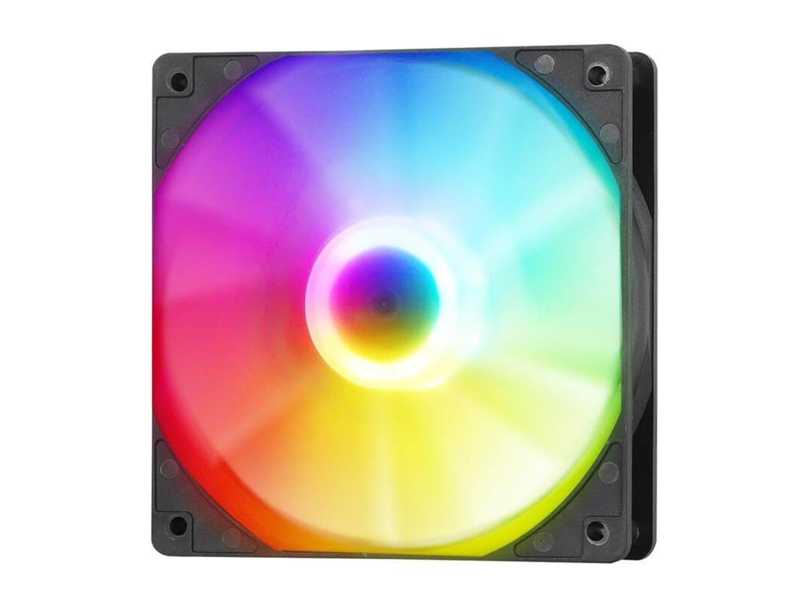 Darkflash C7 computer fan (black) - Gehäuselüfter - 120mm - Schwarz mit RGB LED - 23 dBA