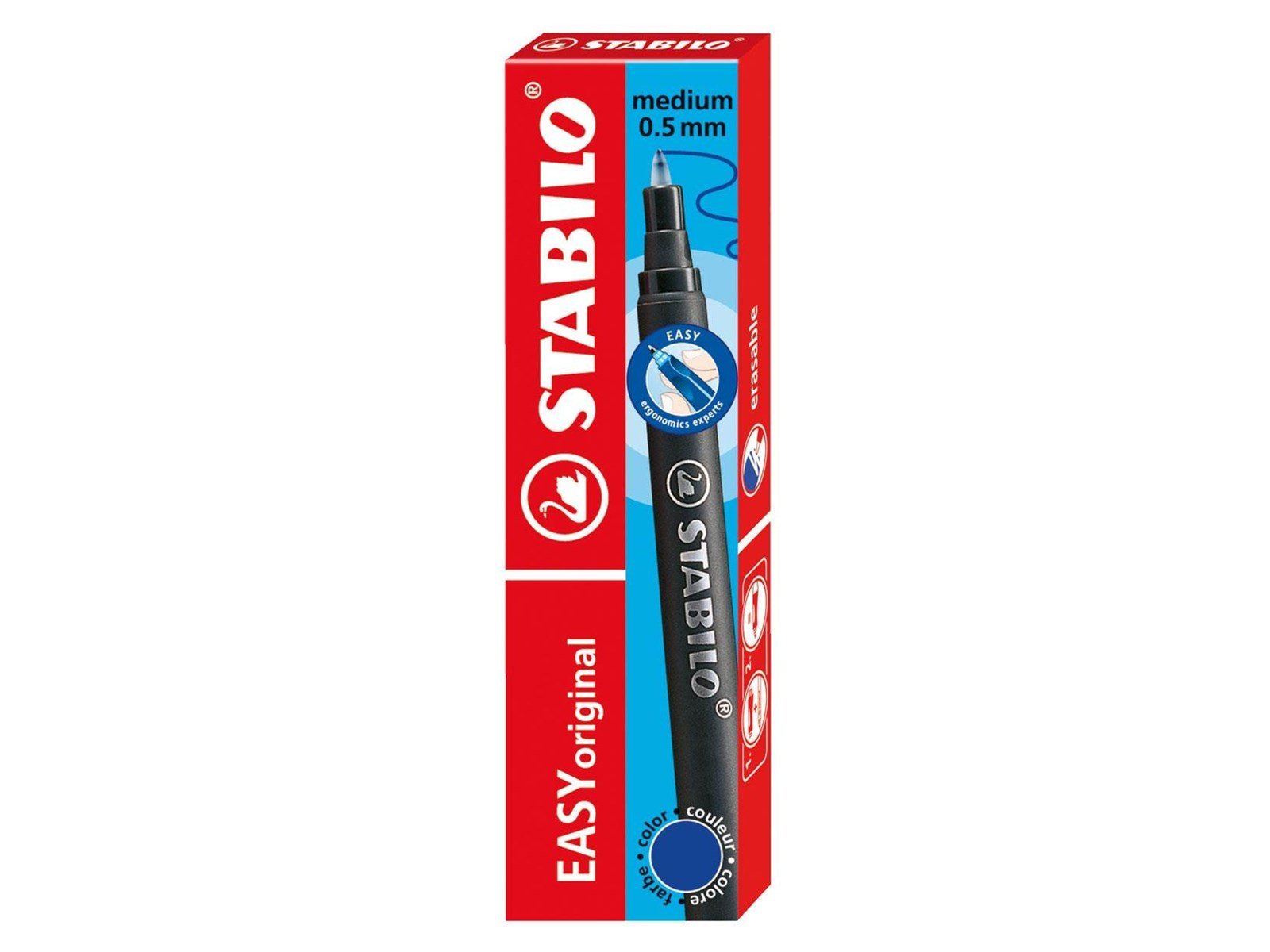 STABILO EASYoriginal - Refill Medium - 3 Pieces - Blue