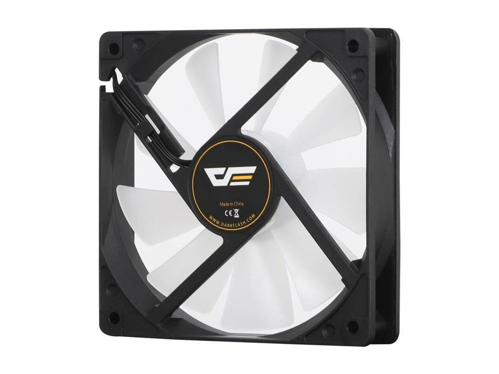Darkflash C7 3-in-1 computer fan (black) - Gehäuselüfter - 120mm - Schwarz mit RGB LED - 23 dBA