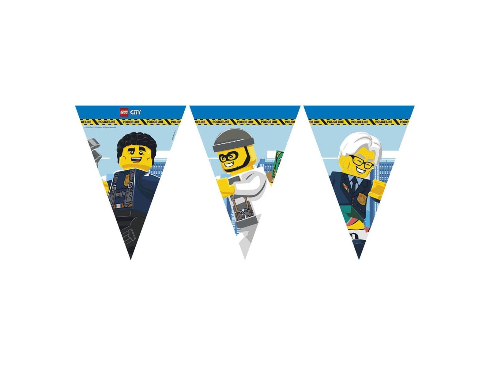 Globos - Paper Bunting FSC Lego City 3mtr.