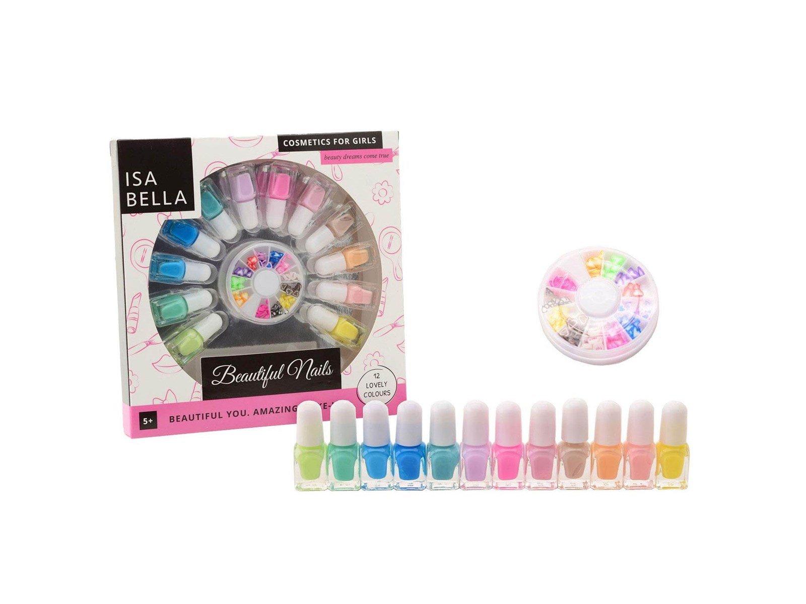 Johntoy - Isabella Nail Polish Set 12pcs.