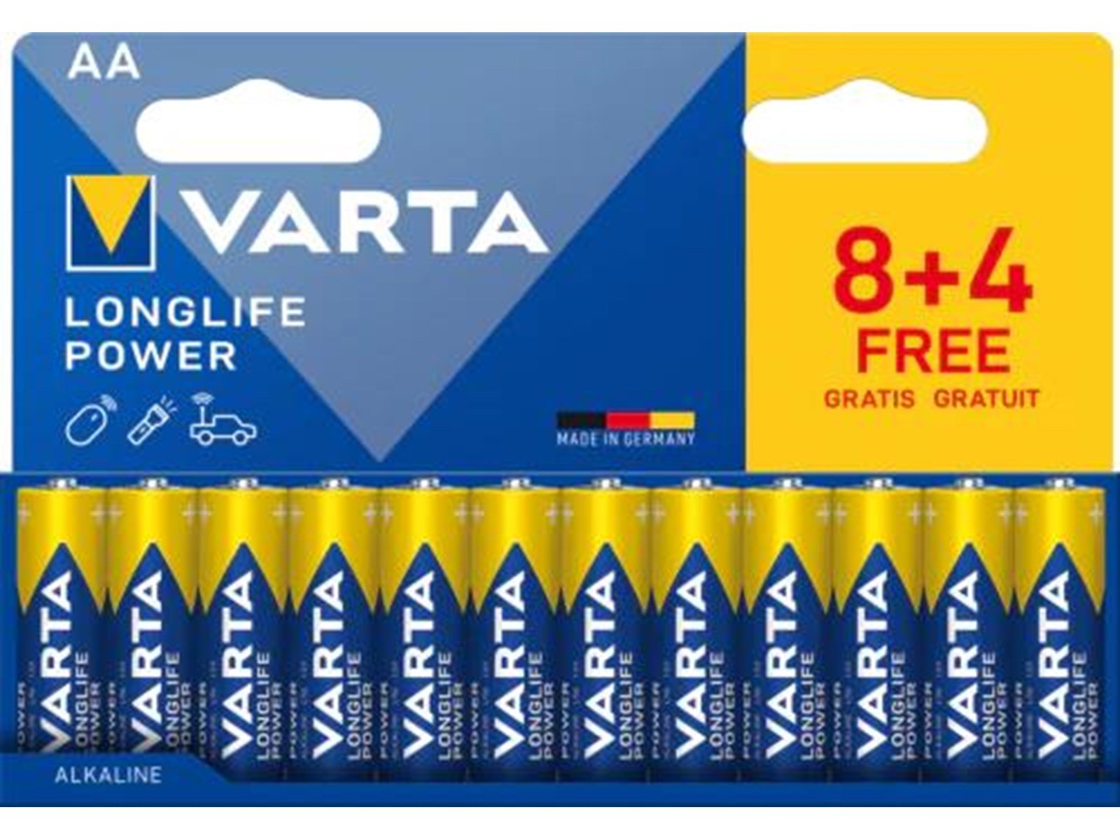 VARTA Longlife Power AA - 12-Pack
