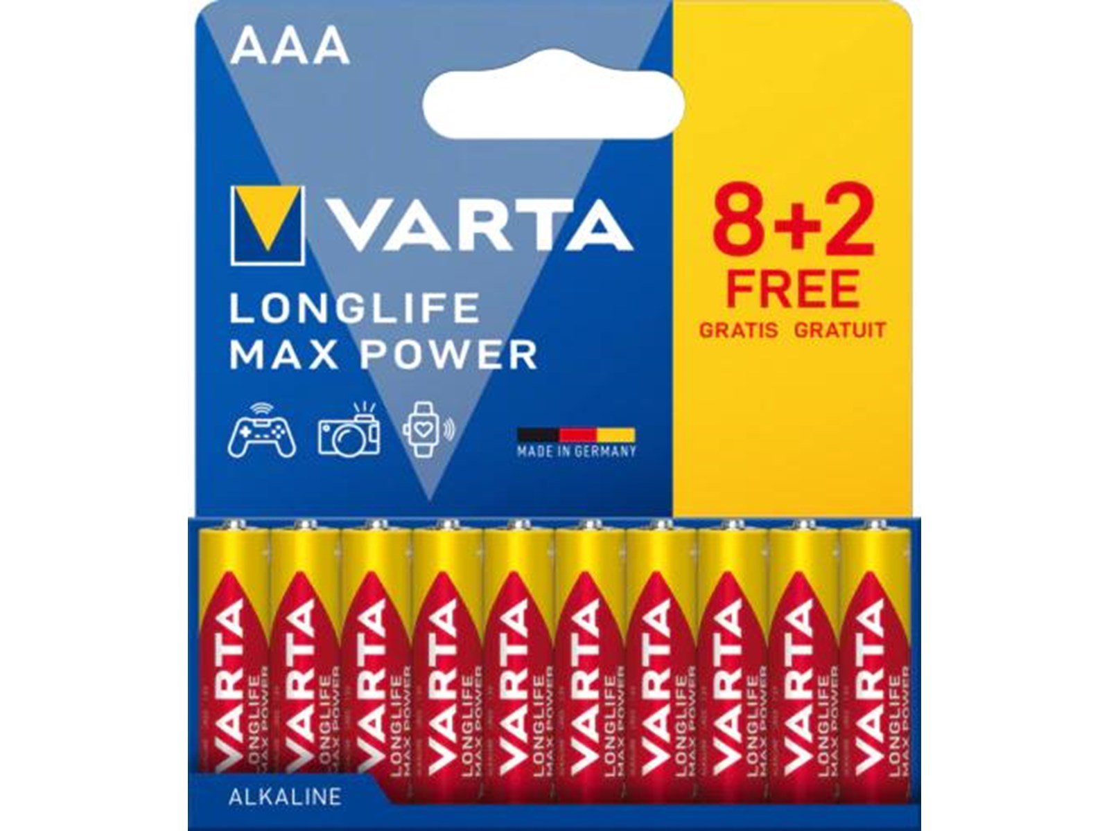 VARTA Longlife Max Power AAA - 10-Pack