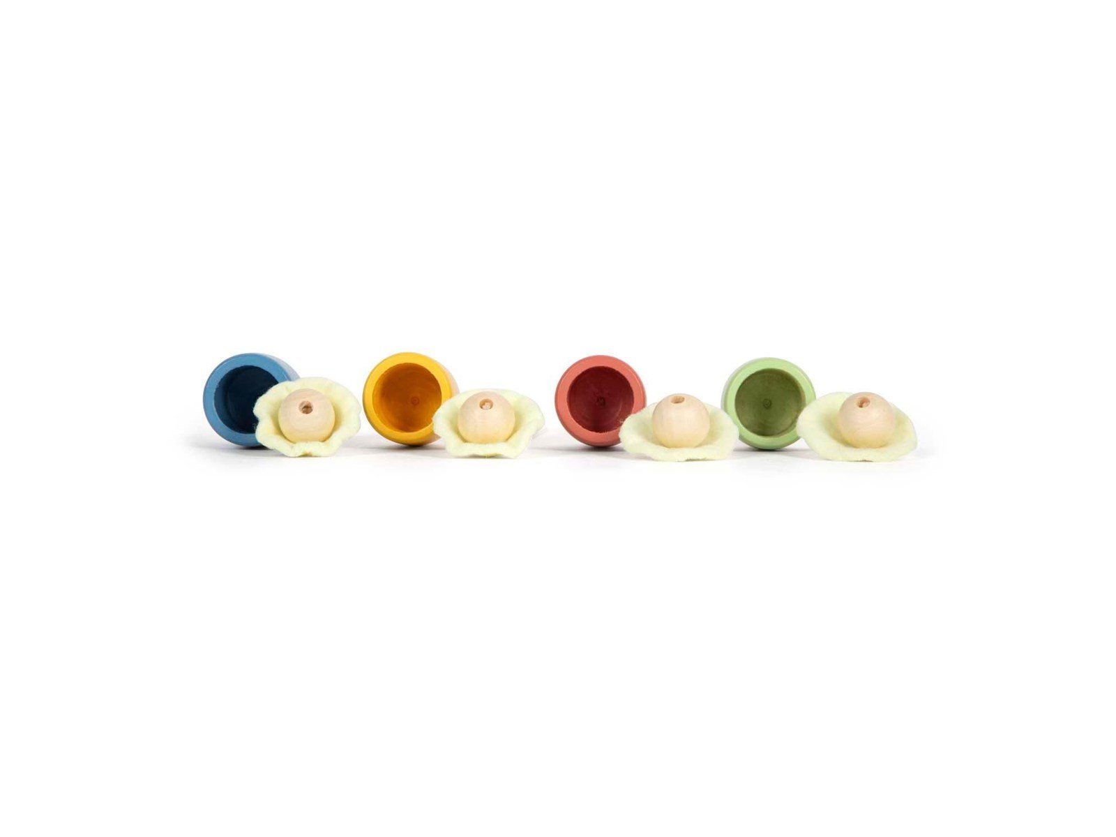 Small Foot - Wooden Catch the Ball Set Set of 4