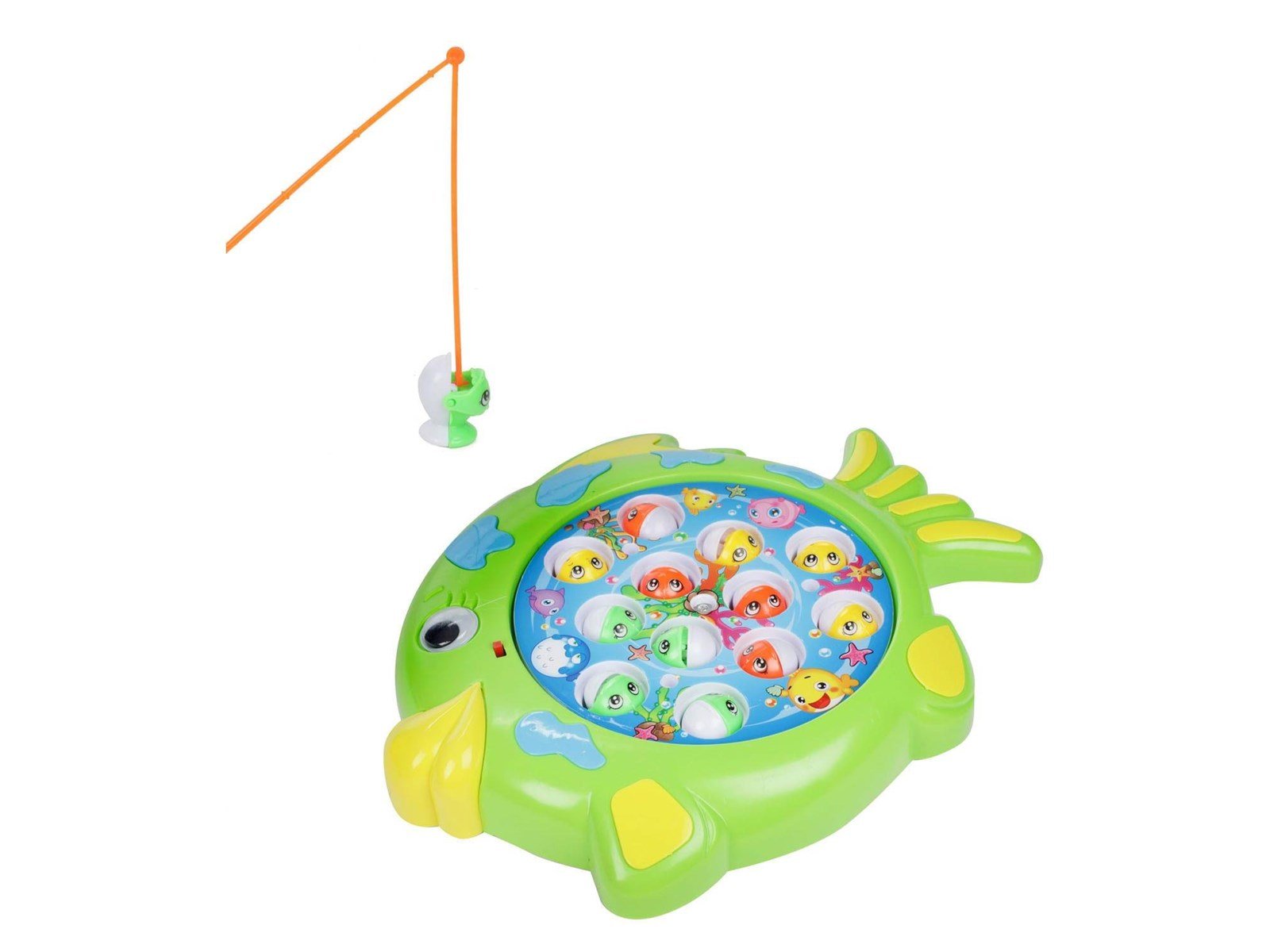 Toi-Toys - Fishing Game Spinning Table Catch the Fish with Sound