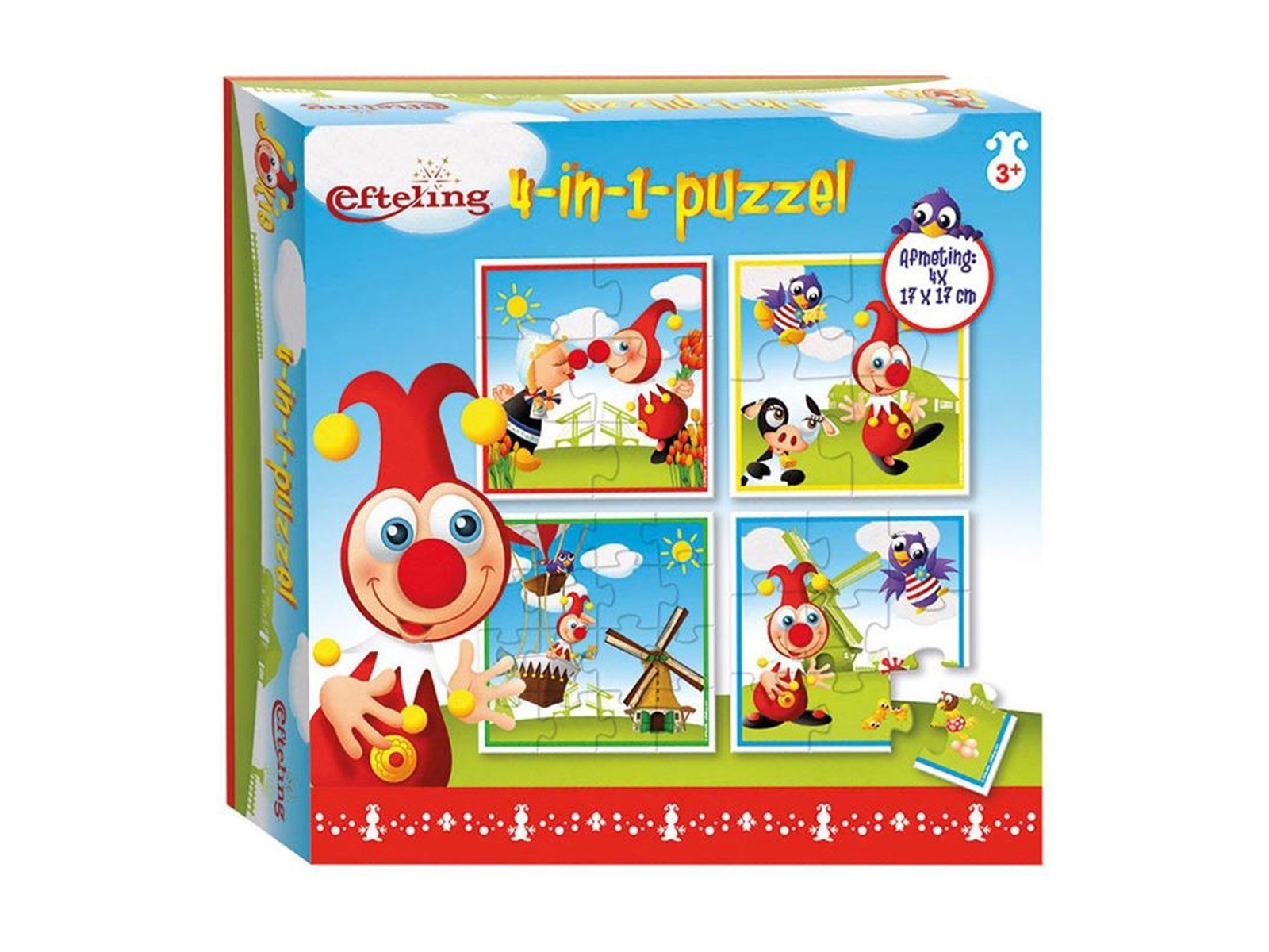 Bambolino Toys - 4in1 Puzzle Jokie 16pcs. Boden