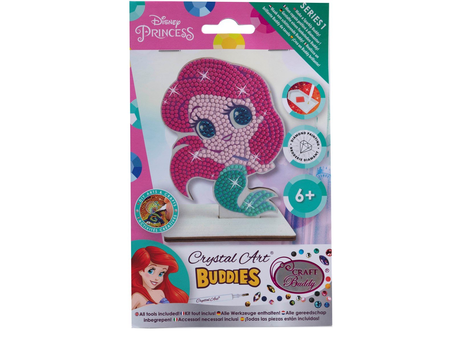 Craft Buddy Little Mermaid, Crystal Art Buddy