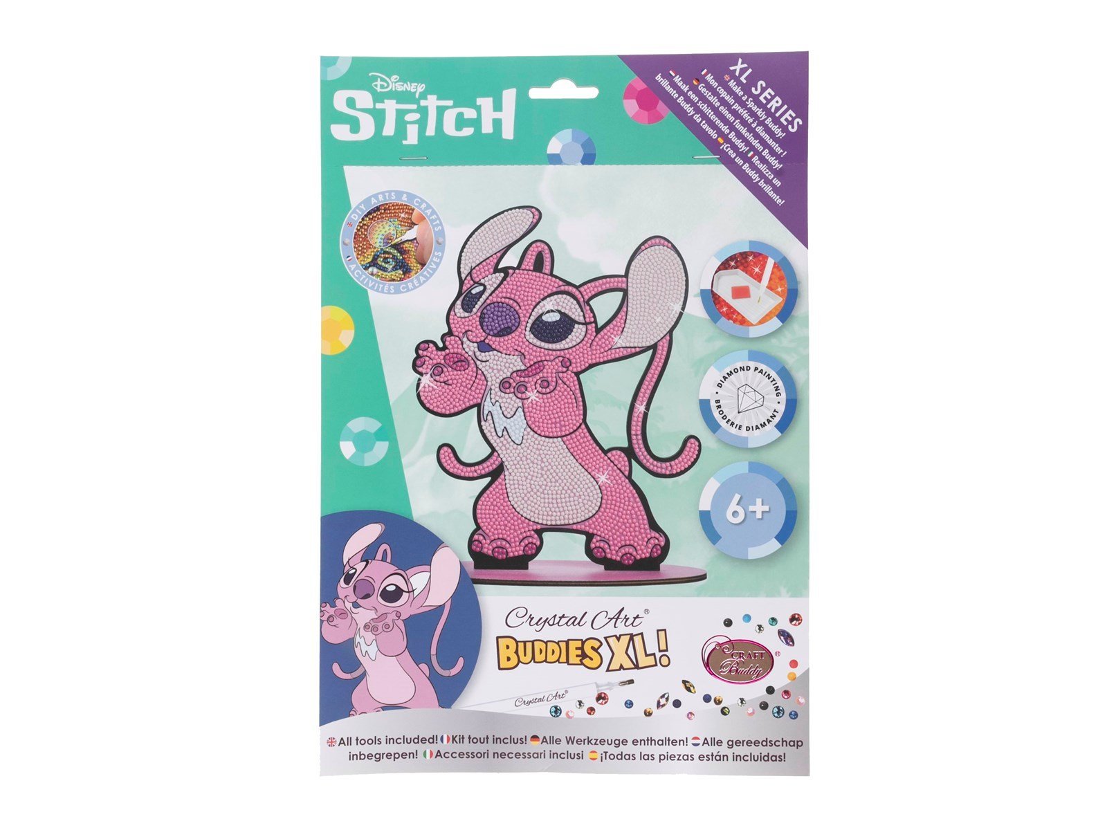 Craft Buddy Angel, Crystal Art XL Buddy