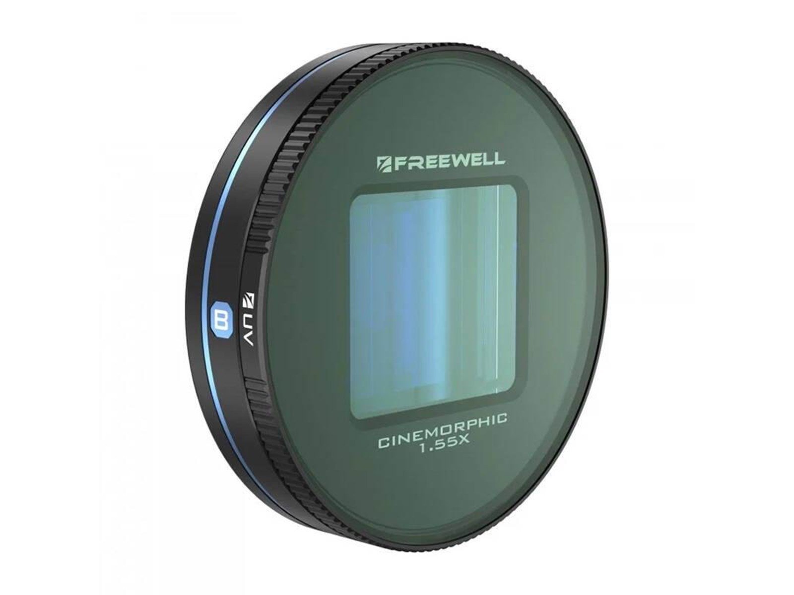 Freewell Blue Anamorphic Lens 1.55x for Galaxy and Sherp