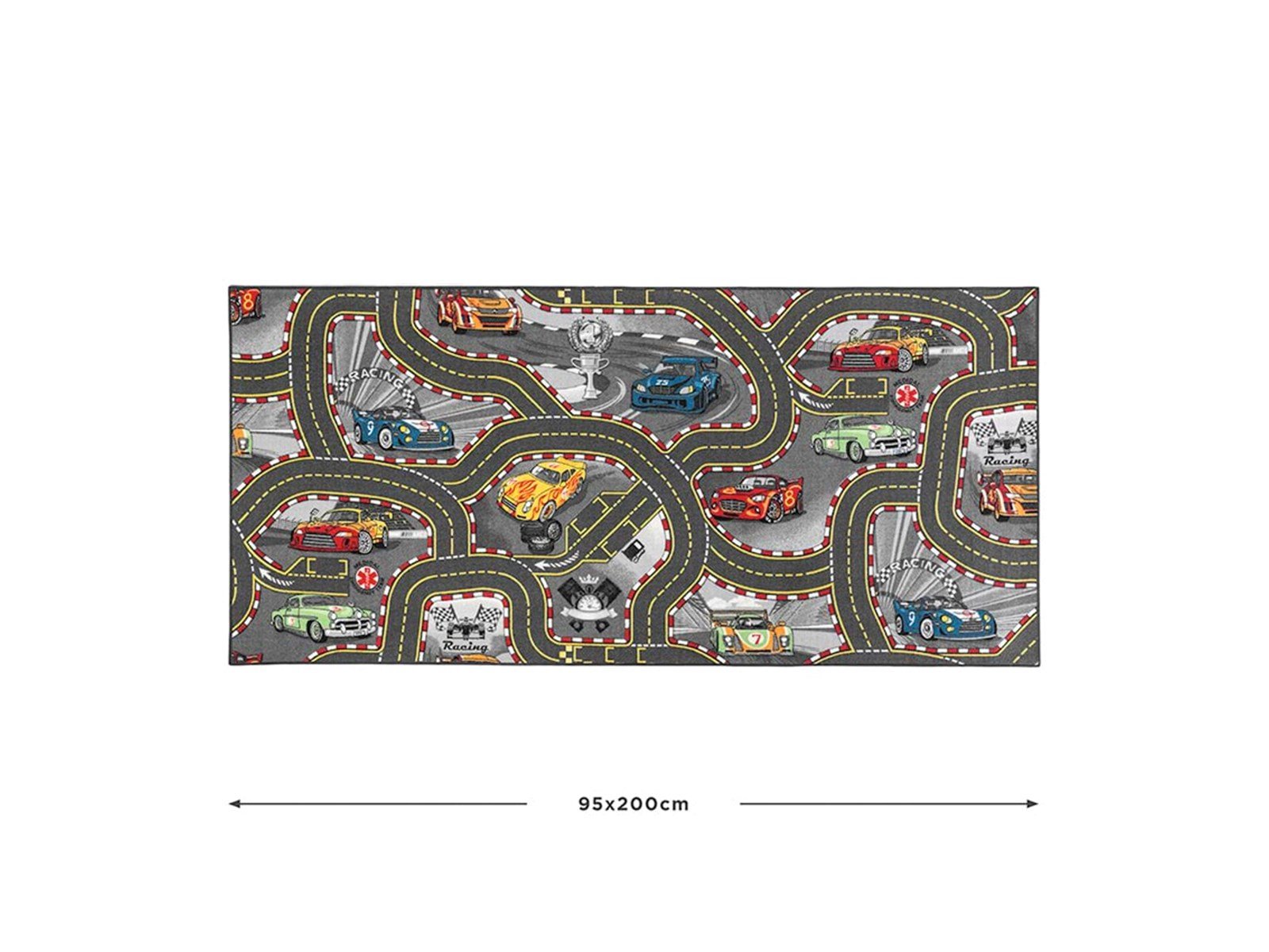 Rebel Roads Legetæppe - Racer bane - 95 x 200 cm