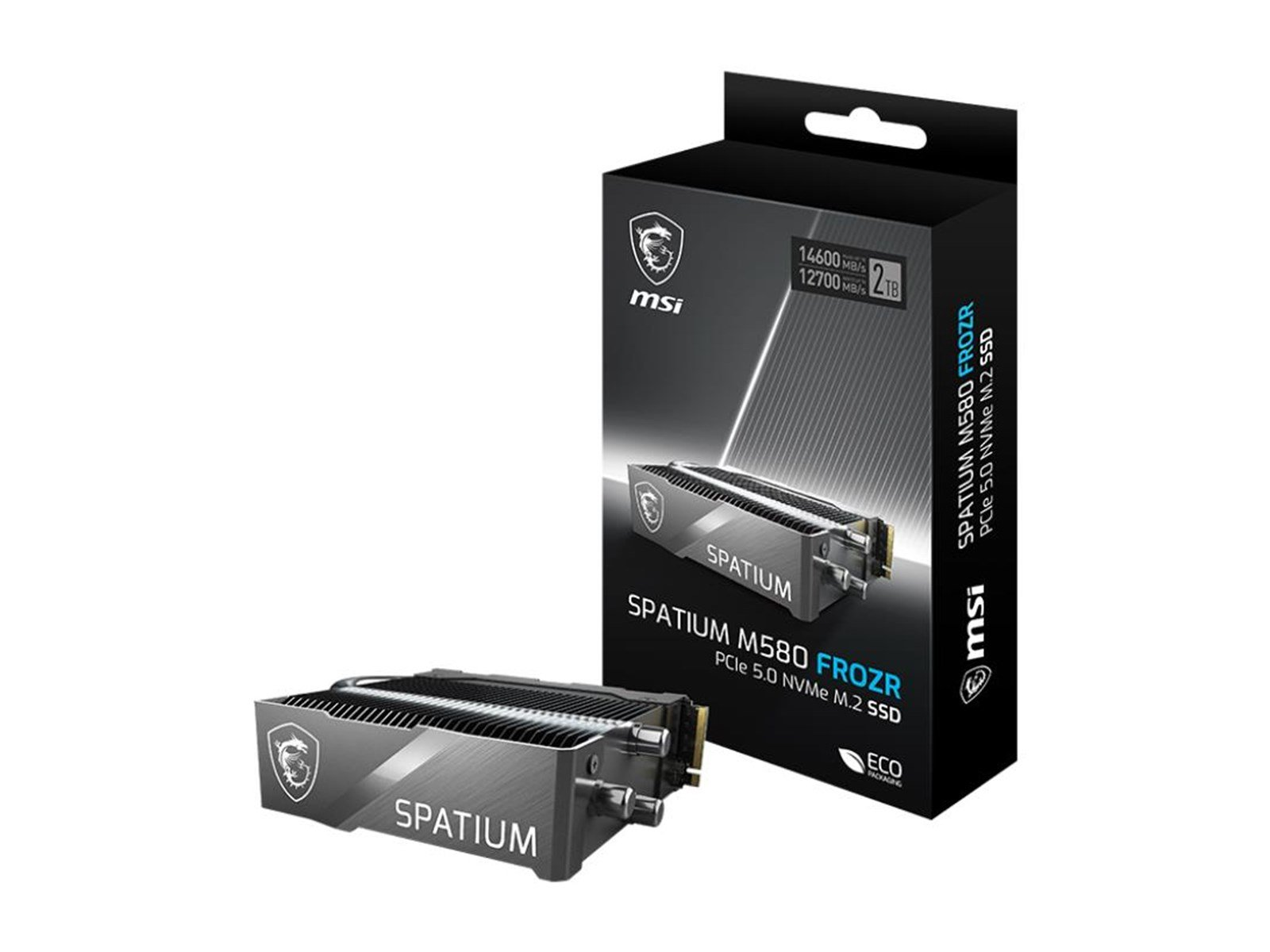 MSI SPATIUM M580 PCIe 5.0 NVMe M.2 2TB FROZR