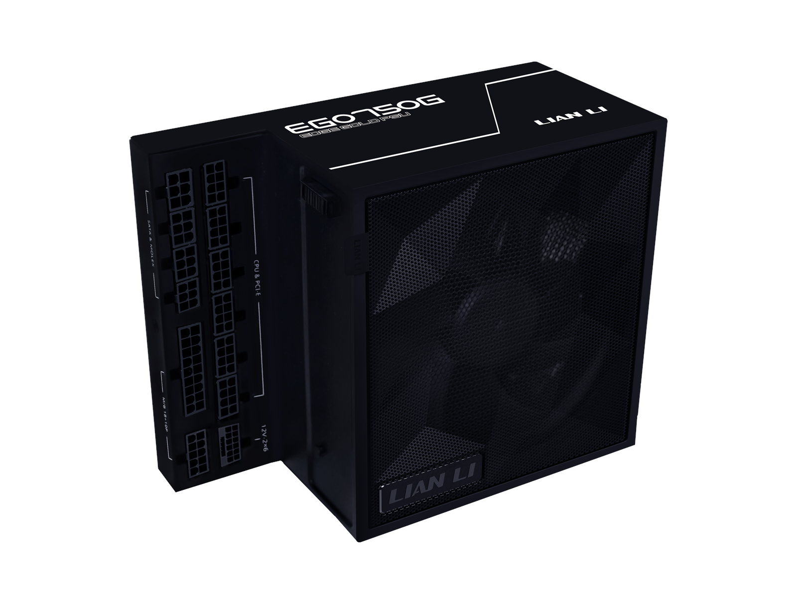 Lian Li Edge Gold 750W Black Netzteile - 750 Watt - 120 mm - ATX 3.1 - 80 Plus Gold zertifiziert