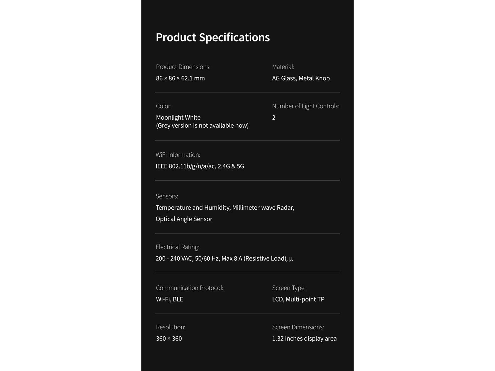 Aqara Touchscreen Dial V1