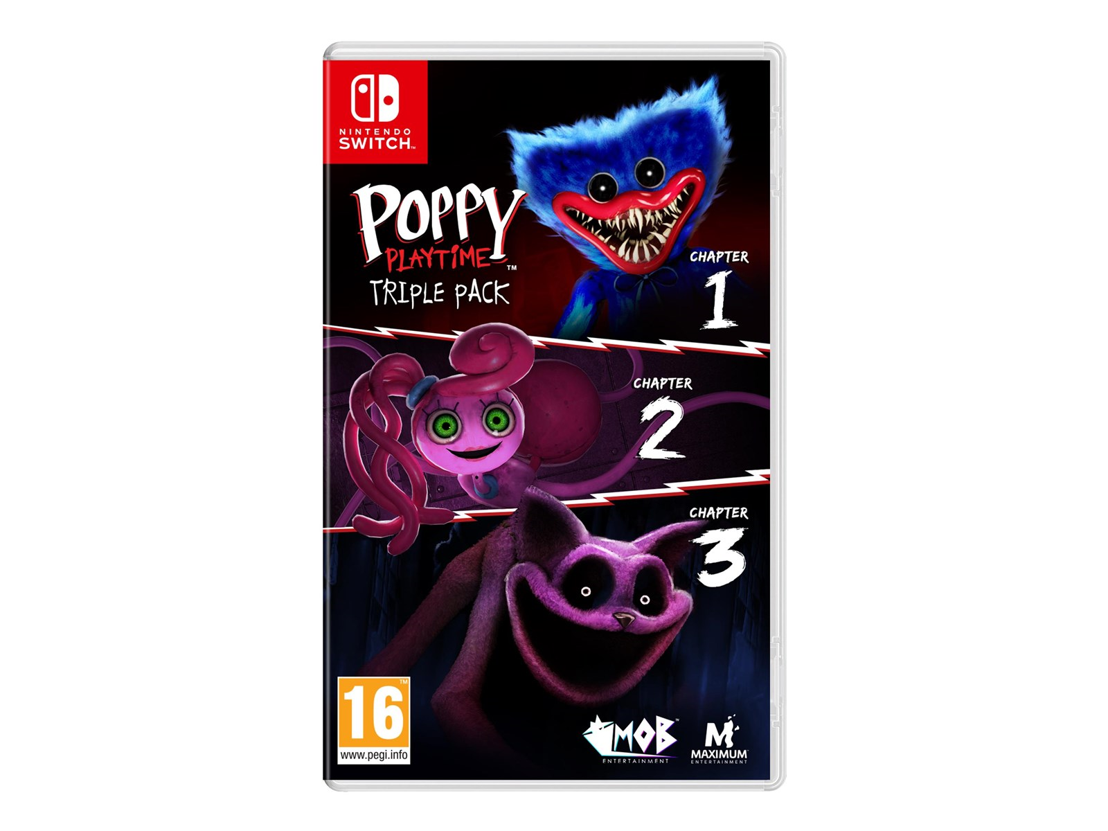 Poppy Playtime Triple Pack - Nintendo Switch - Horror - PEGI 16