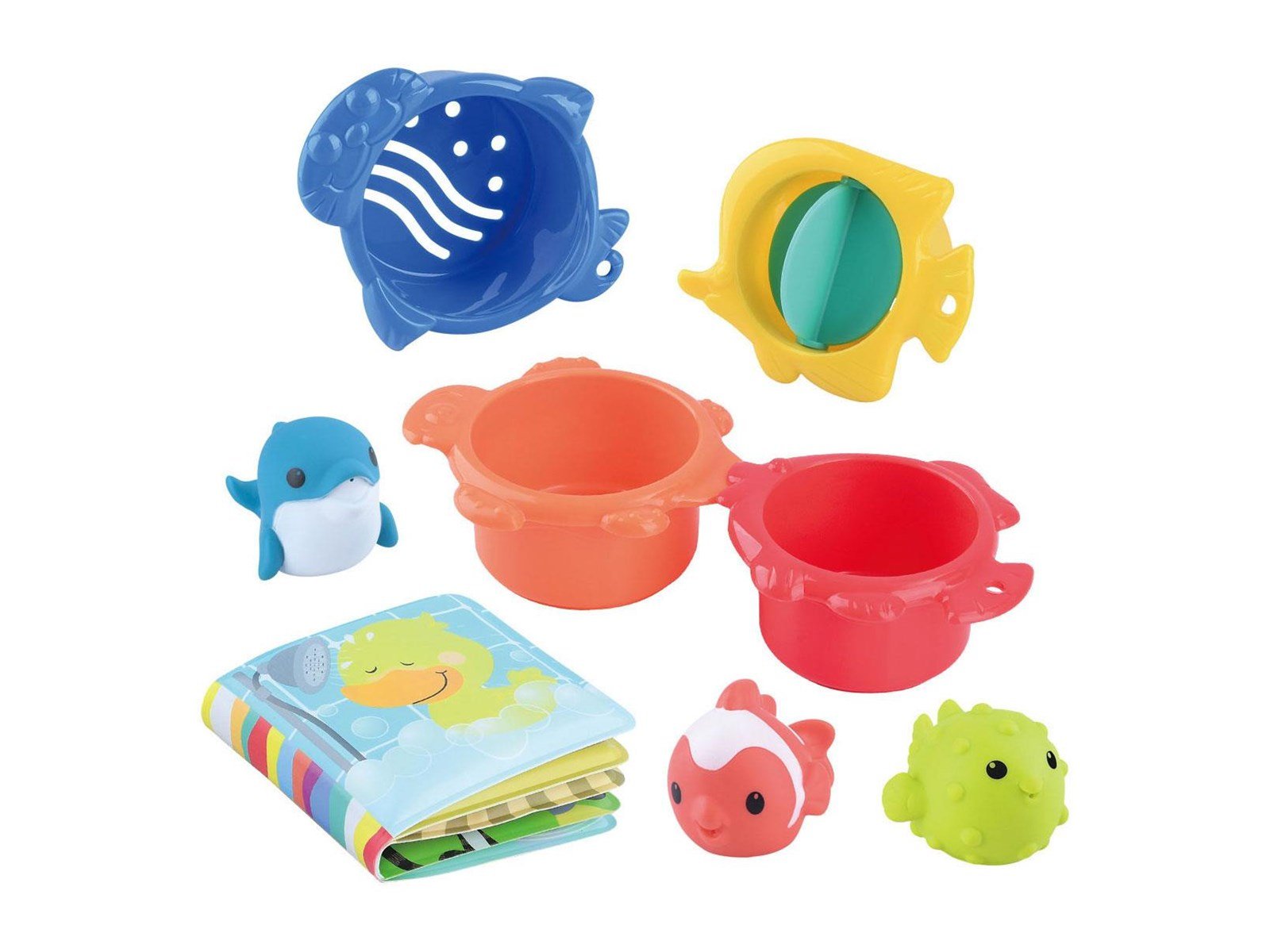 PLAY - Splashy Bath toys 8 pieces.