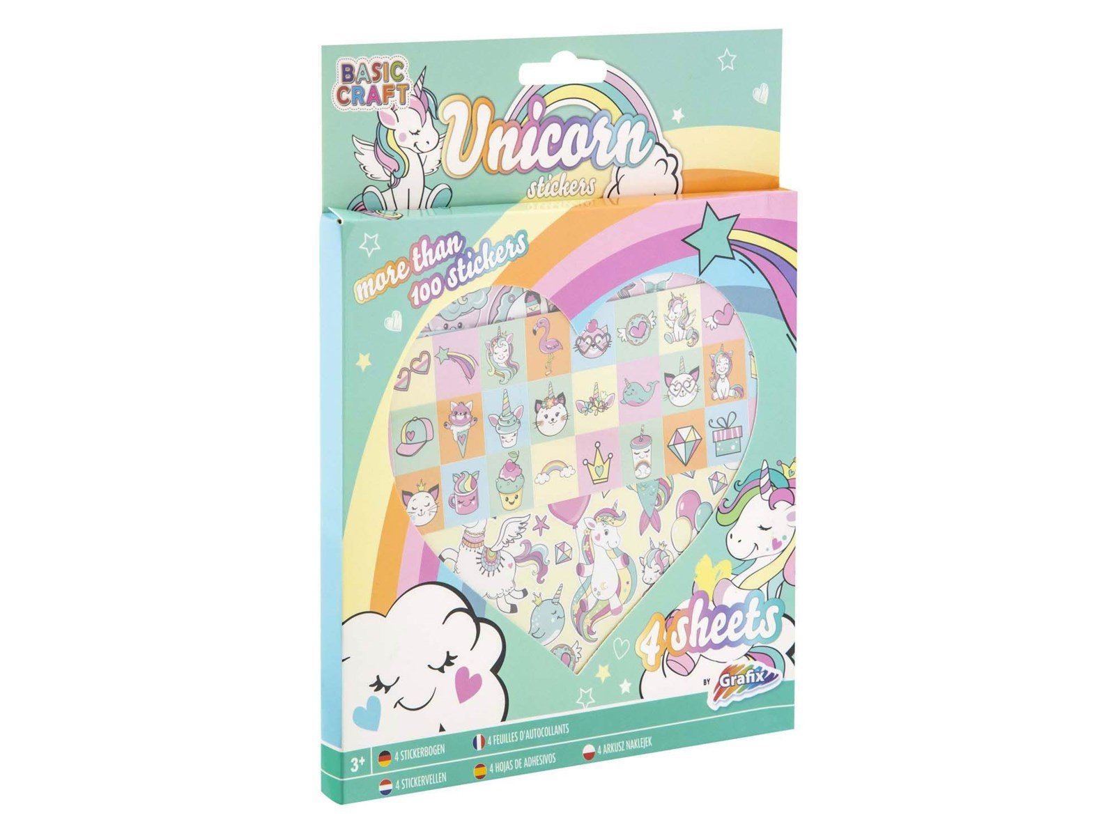 Creative Craft Group - Unicorn sticker set 100 pcs.