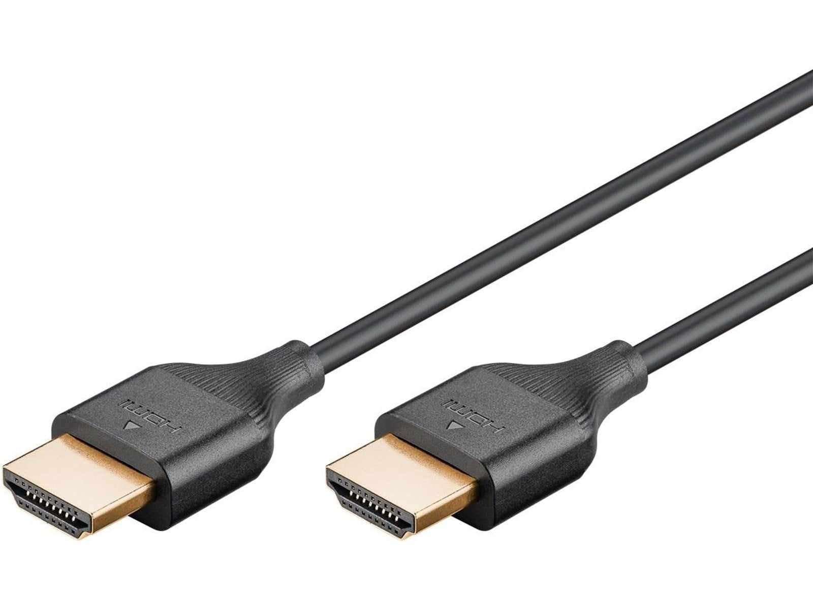 Pro HDMI 2.0 Slim - Display Kabel - 0.5m - Schwarz