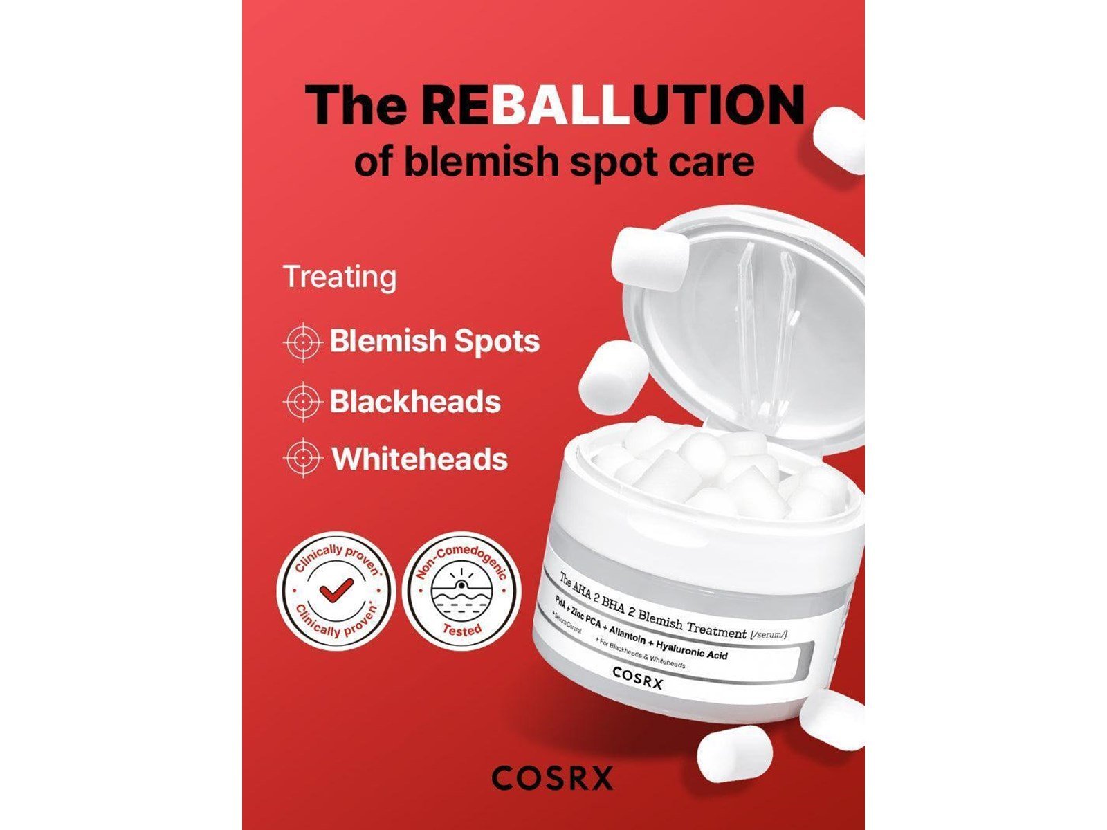 Cosrx - The AHA 2 BHA 2 Blemish Treatment Serum 50g
