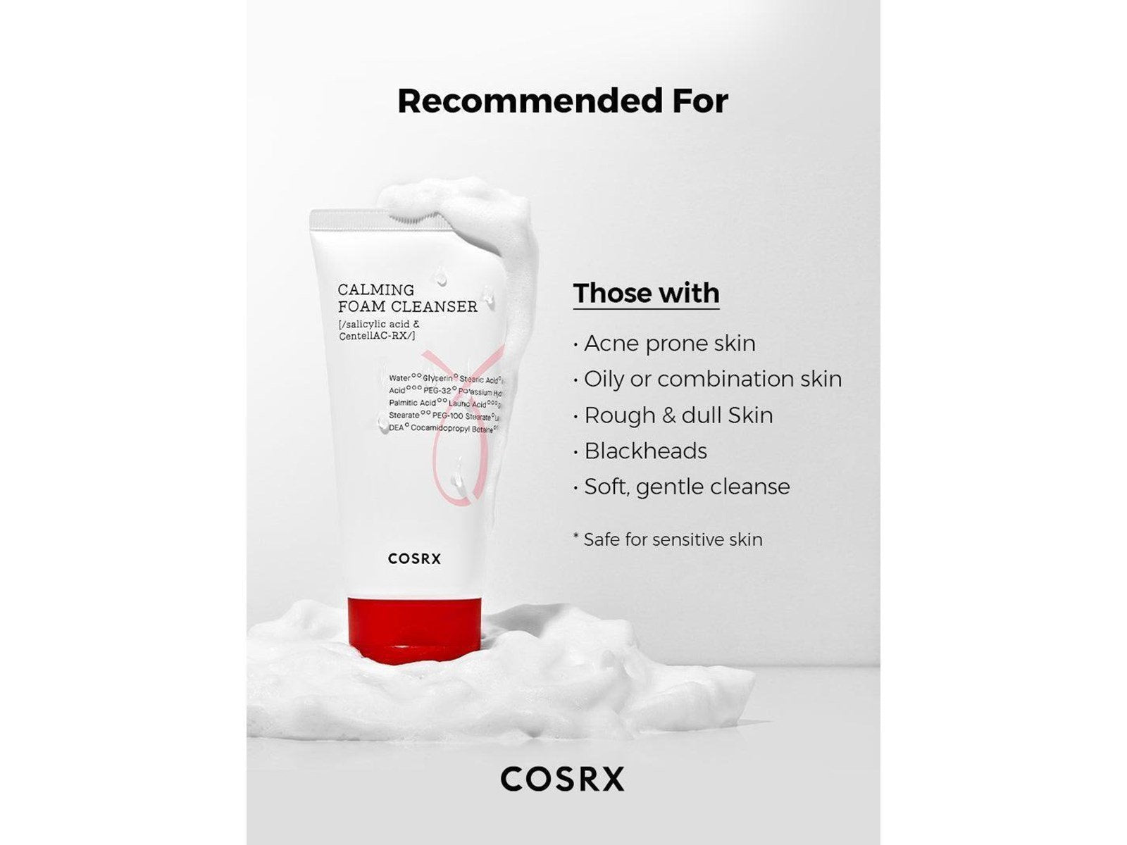 Cosrx AC Collection Calming Foam Cleanser 150ml